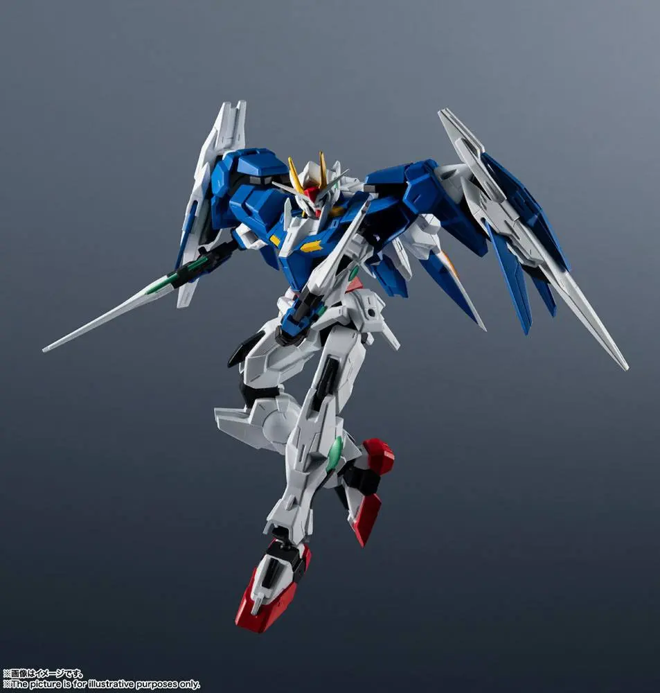 Mobile Suit Gundam Robot Spirits Action Figure GN-0000+GNR-010 00 Raiser 15 cm product photo