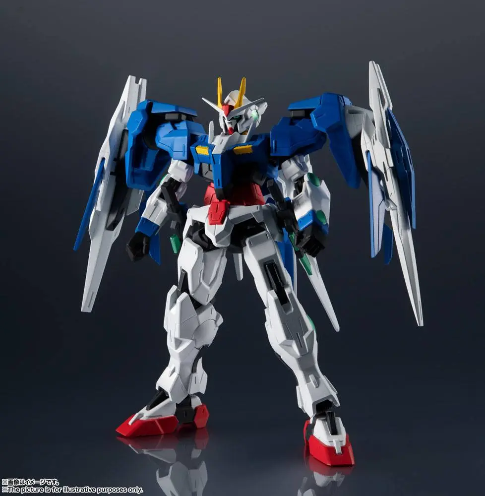 Mobile Suit Gundam Robot Spirits Action Figure GN-0000+GNR-010 00 Raiser 15 cm product photo