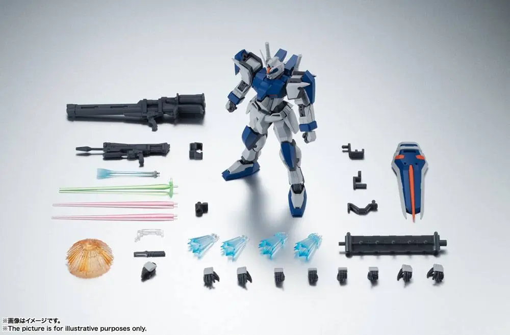 Mobile Suit Gundam Robot Spirits Action Figure <SIDE MS> GAT-X102 DUEL GUNDAM ver. A.N.I.M.E. 13 cm product photo