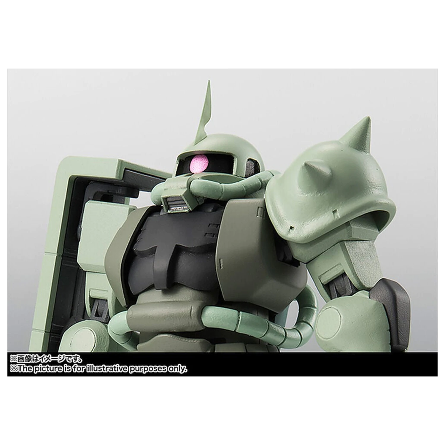 Mobile Suit Gundam Robot Spirits MS 06 Zaku ver ANIME Reissue figure 12,5cm product photo