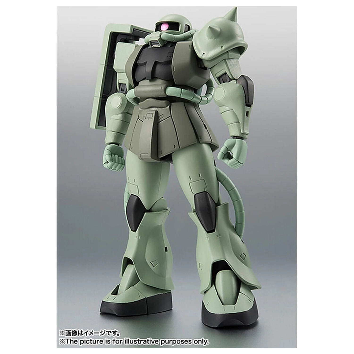 Mobile Suit Gundam Robot Spirits MS 06 Zaku ver ANIME Reissue figure 12,5cm product photo