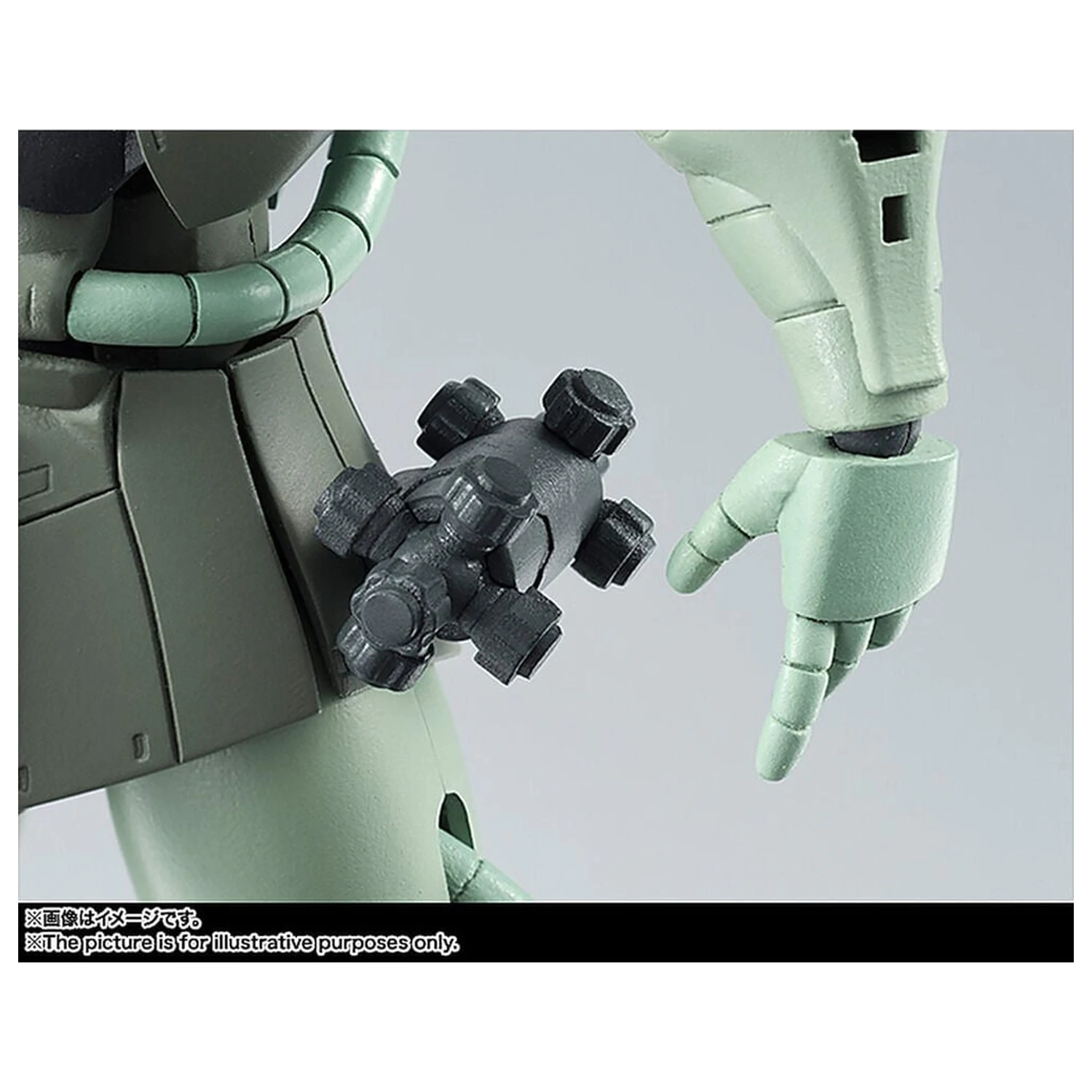 Mobile Suit Gundam Robot Spirits MS 06 Zaku ver ANIME Reissue figure 12,5cm product photo