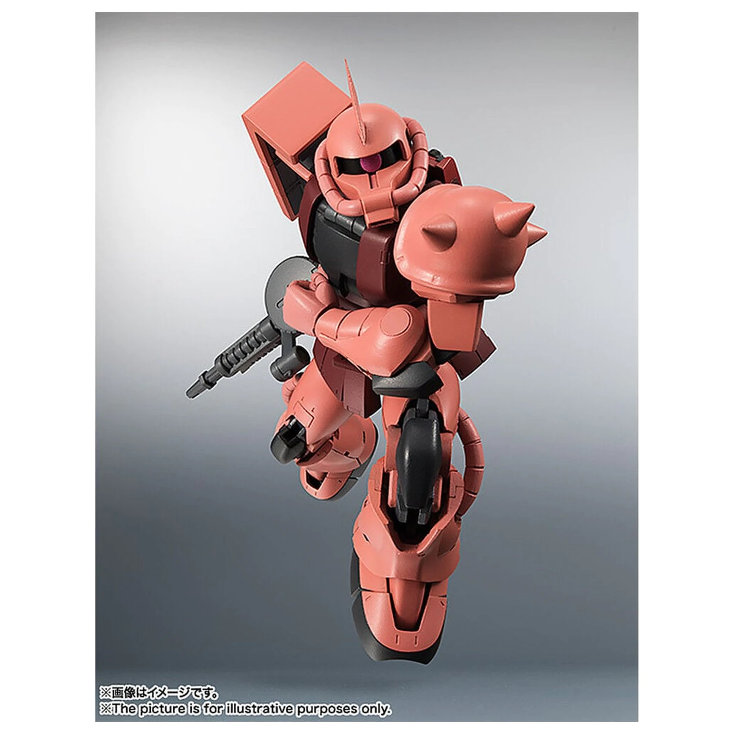 Mobile Suit Gundam Robot Spirits MS 06S Chars Zaku ver ANIME Reissue figure 12,5cm product photo
