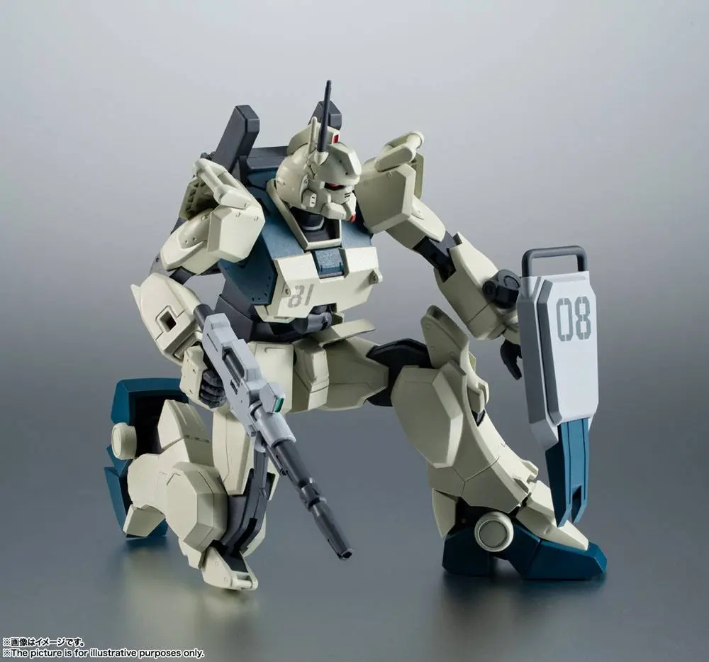 Mobile Suit Gundam Robot Spirits The 08th MS Team Action Figure <SIDE MS>RX-79(G)Ez-8 GUNDAM Ez-8 ver. A.N.I.M.E. 12 cm product photo