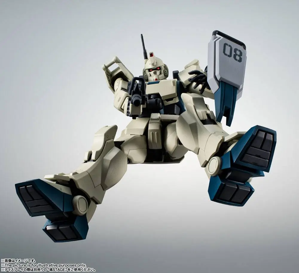 Mobile Suit Gundam Robot Spirits The 08th MS Team Action Figure <SIDE MS>RX-79(G)Ez-8 GUNDAM Ez-8 ver. A.N.I.M.E. 12 cm product photo
