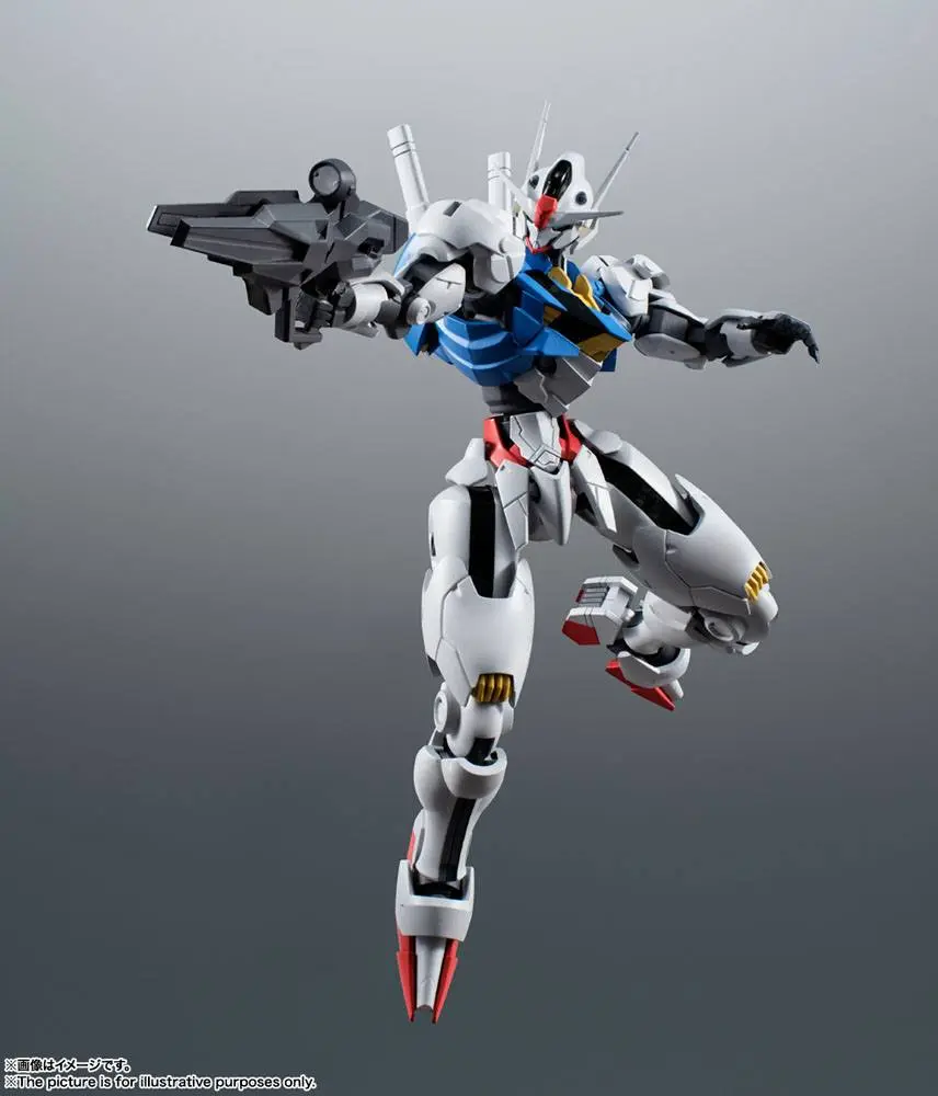 Mobile Suit Gundam Robot Spirits: The Witch from Mercury Action Figure <SIDE MS>GUNDAM AERIAL ver.A.N.I.M.E. 12 cm product photo