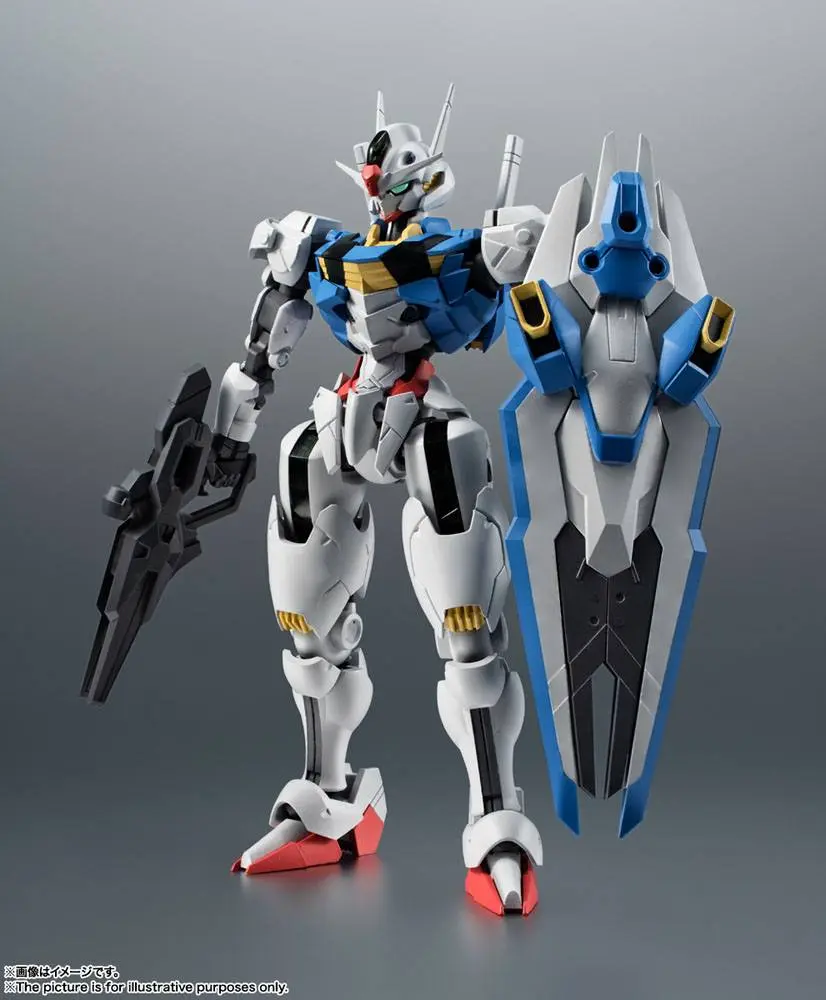 Mobile Suit Gundam Robot Spirits: The Witch from Mercury Action Figure <SIDE MS>GUNDAM AERIAL ver.A.N.I.M.E. 12 cm product photo