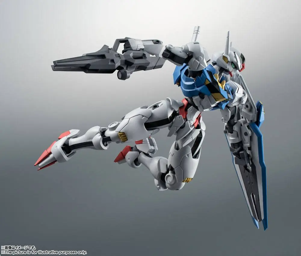 Mobile Suit Gundam Robot Spirits: The Witch from Mercury Action Figure <SIDE MS>GUNDAM AERIAL ver.A.N.I.M.E. 12 cm product photo