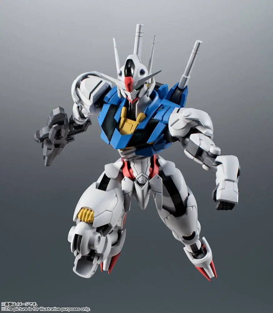 Mobile Suit Gundam Robot Spirits: The Witch from Mercury Action Figure <SIDE MS>GUNDAM AERIAL ver.A.N.I.M.E. 12 cm product photo
