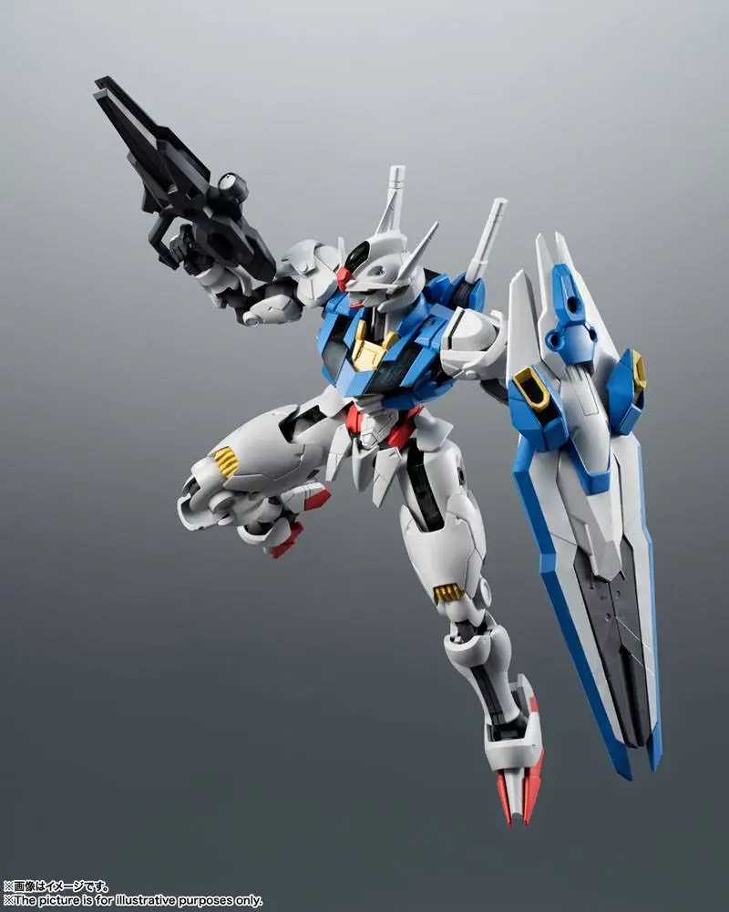 Mobile Suit Gundam Robot Spirits: The Witch from Mercury Action Figure <SIDE MS>GUNDAM AERIAL ver.A.N.I.M.E. 12 cm product photo