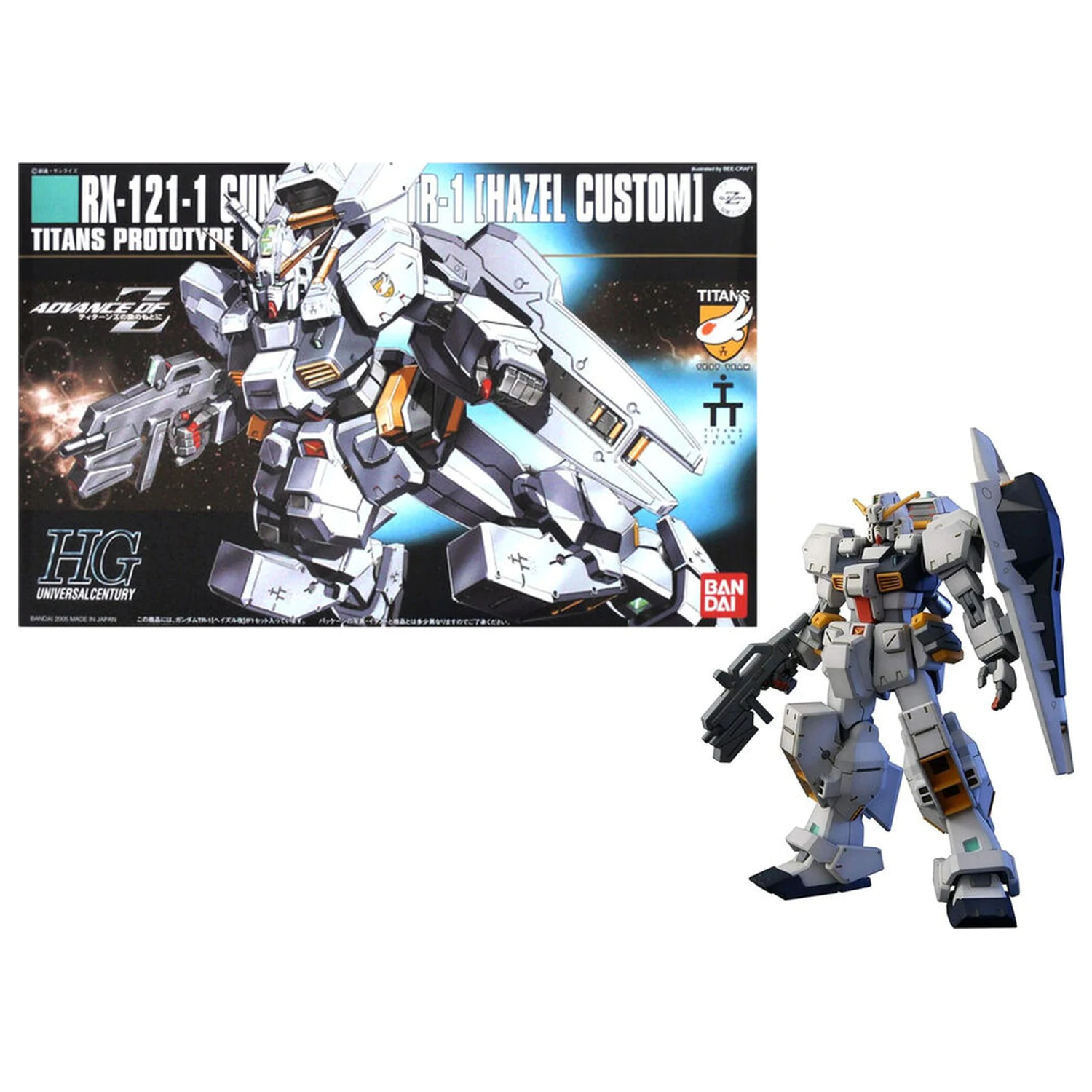 Mobile Suit Gundam RX121-1 Gundam 1/144 TR-1 Hazel Kai model kit figure product photo