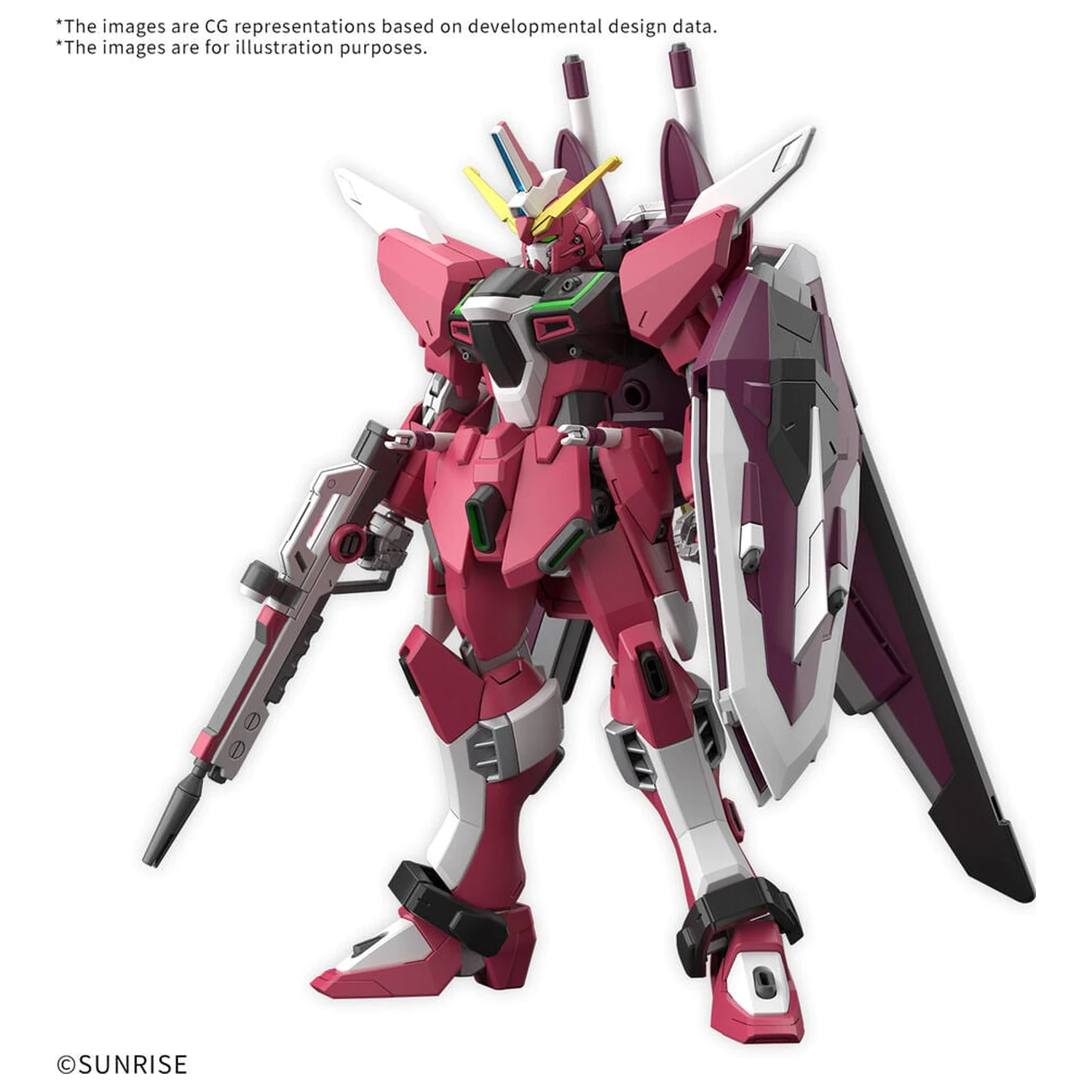 Mobile Suit Gundam Seed Freedom Zero Infinite Justice Gundam Booster Unit HG 1/144 Scale Model Kit Figure product photo