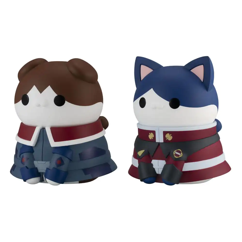 Mobile Suit Gundam SEED Mega Cat Project Trading Figures Nyanto! The Big Cat Nyandam SEED Series Set 10 cm (With Gift) termékfotó