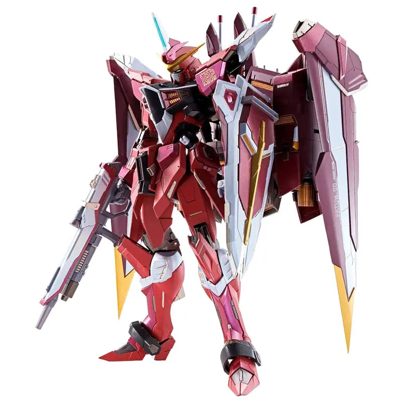 Mobile Suit Gundam Seed Metal Build Diecast Action Figure Justice Gundam 18 cm product photo