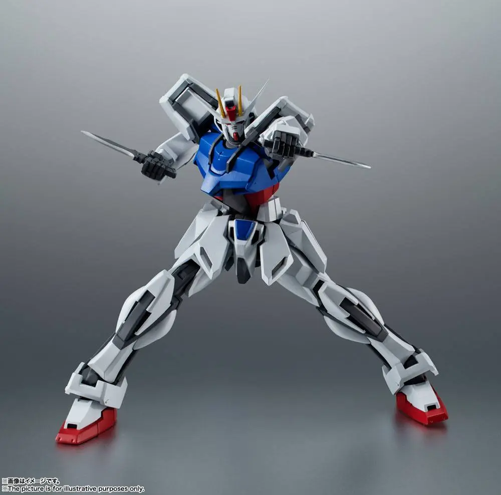 Mobile Suit Gundam Seed Robot Spirits Action Figure (Side MS) GAT-X105 Strike Gundam ver. A.N.I.M.E. 12 cm product photo
