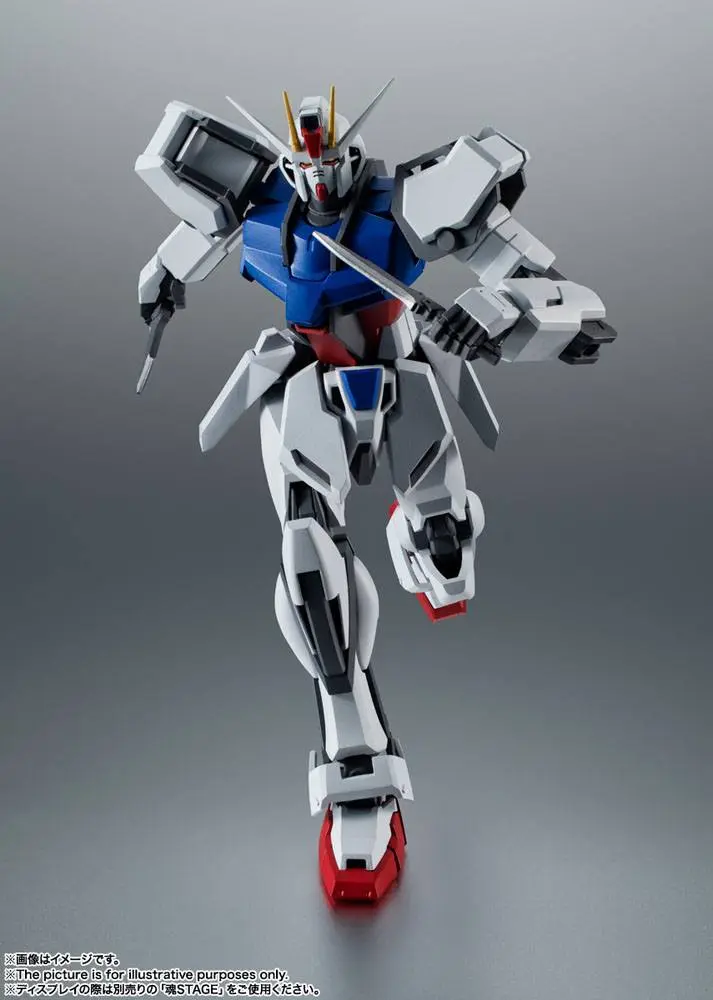 Mobile Suit Gundam Seed Robot Spirits Action Figure (Side MS) GAT-X105 Strike Gundam ver. A.N.I.M.E. 12 cm product photo