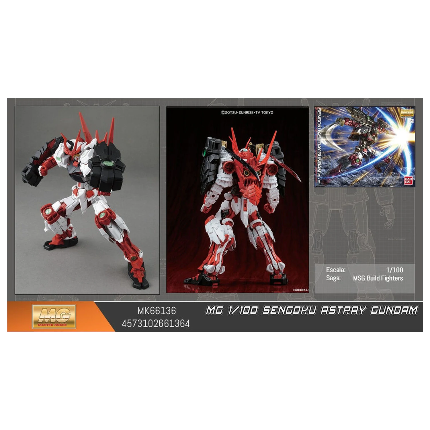 Mobile Suit Gundam Sengoku Astray MG 1/100 model kit figure product photo