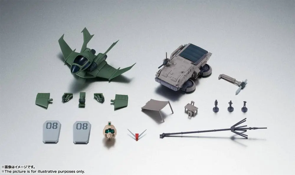Mobile Suit Gundam: The 08th MS Team Accessory Set (Side MS) Option Parts Set 02 ver. A.N.I.M.E. product photo