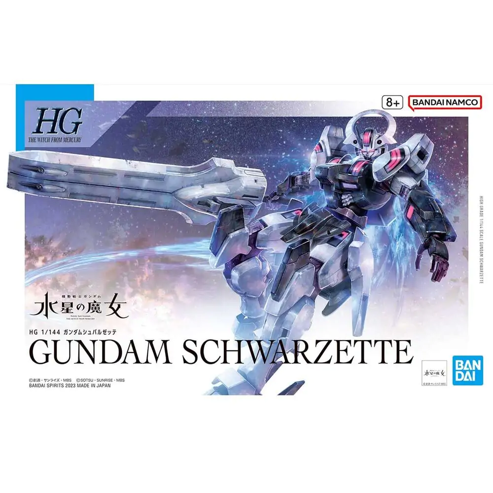 Mobile Suit Gundam: The Witch from Mercury Gundam Schwarzette figure product photo