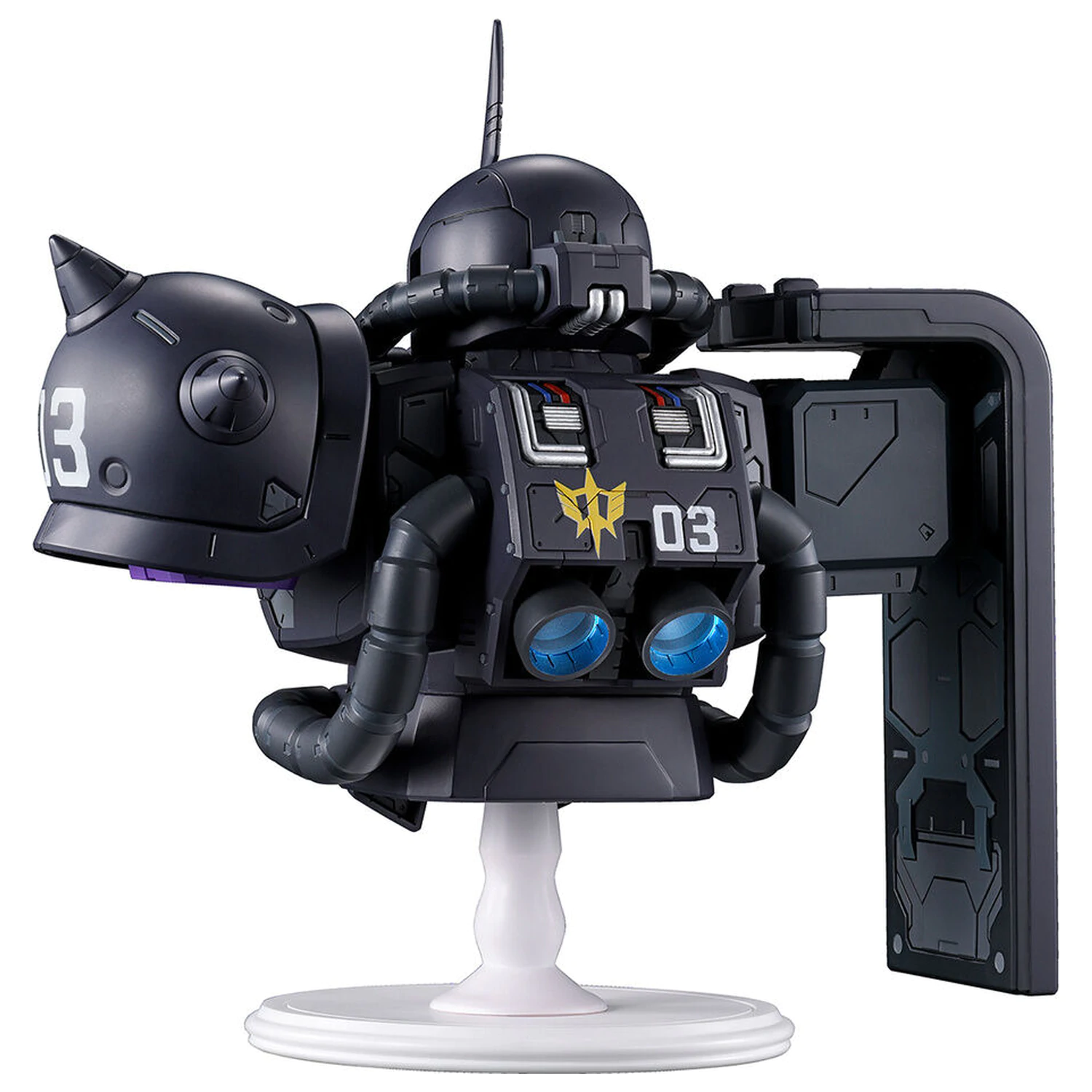 Mobile Suit Gundam Universal Century Saga Interlude Zaku II Black Tri-Stars Ichibansho figure 16cm product photo