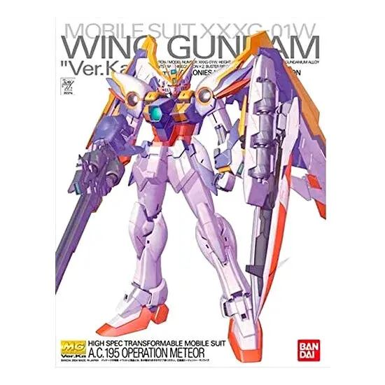 Mobile Suit Gundam Wing Gundam ver KA Model Kit figure 18cm product photo