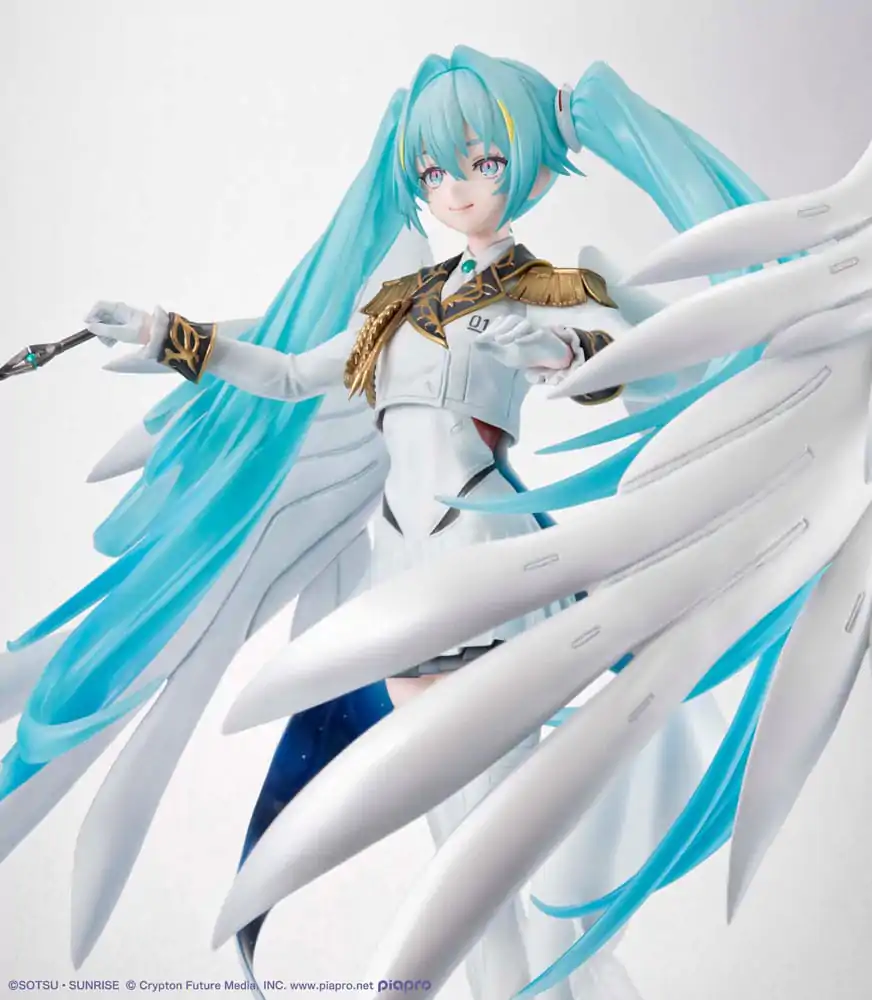Mobile Suit Gundam x Hatsune Miku Lucrea PVC Statue Hatsune Miku x Wing Gundam Zero EW 45th Anniversary 27 cm         product photo