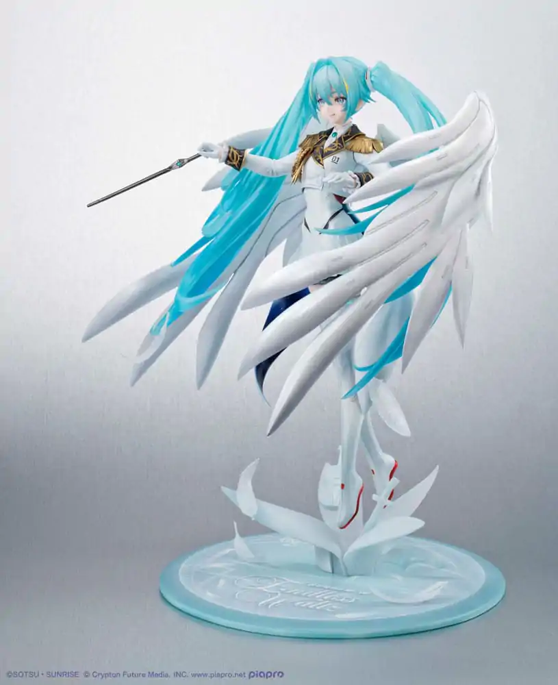 Mobile Suit Gundam x Hatsune Miku Lucrea PVC Statue Hatsune Miku x Wing Gundam Zero EW 45th Anniversary 27 cm         product photo