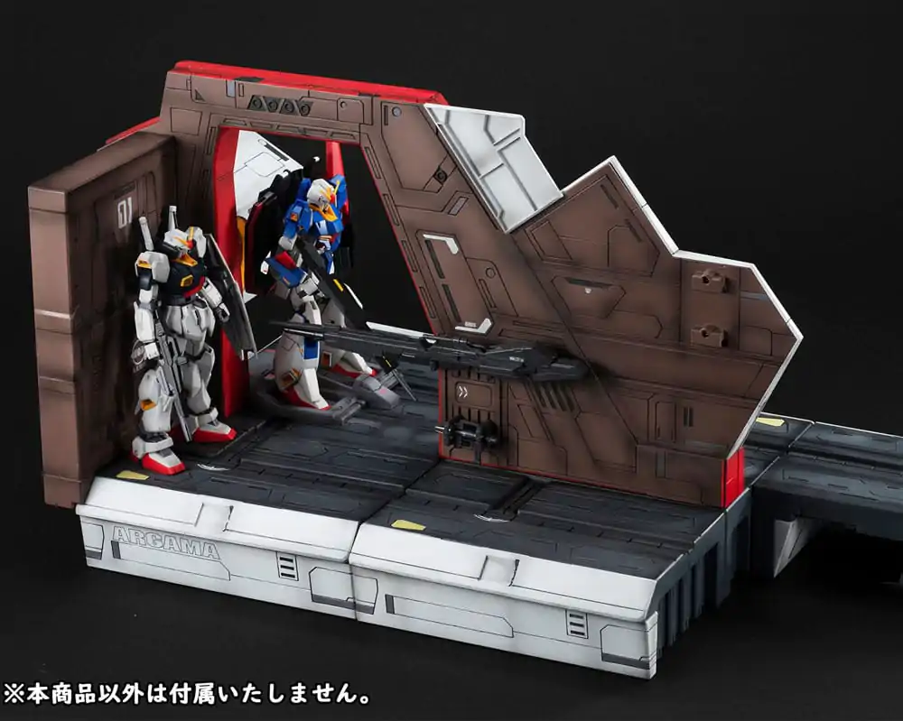 Mobile Suit Z Gundam HG Series Realistic Model Series Diorama 1/144 Nahel Argama catapult deck 40th Anniversary Edition 100 cm product photo