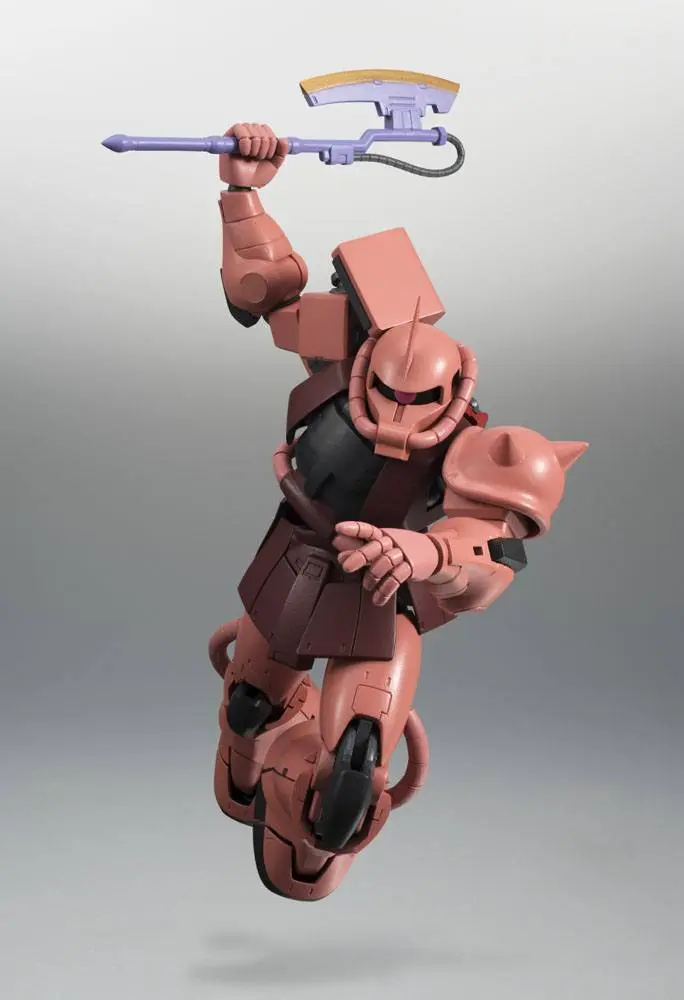 Moblie Suit Gundam Robot Spirits Action Figure (Side MS) MS-06S ZAKU II CHAR'S CUSTOM MODEL ver. A.N.I.M.E. xx cm product photo