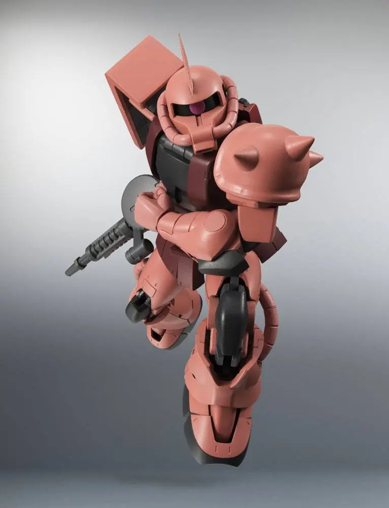 Moblie Suit Gundam Robot Spirits Action Figure (Side MS) MS-06S ZAKU II CHAR'S CUSTOM MODEL ver. A.N.I.M.E. xx cm product photo