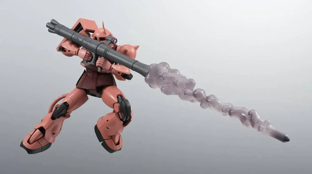 Moblie Suit Gundam Robot Spirits Action Figure (Side MS) MS-06S ZAKU II CHAR'S CUSTOM MODEL ver. A.N.I.M.E. xx cm product photo