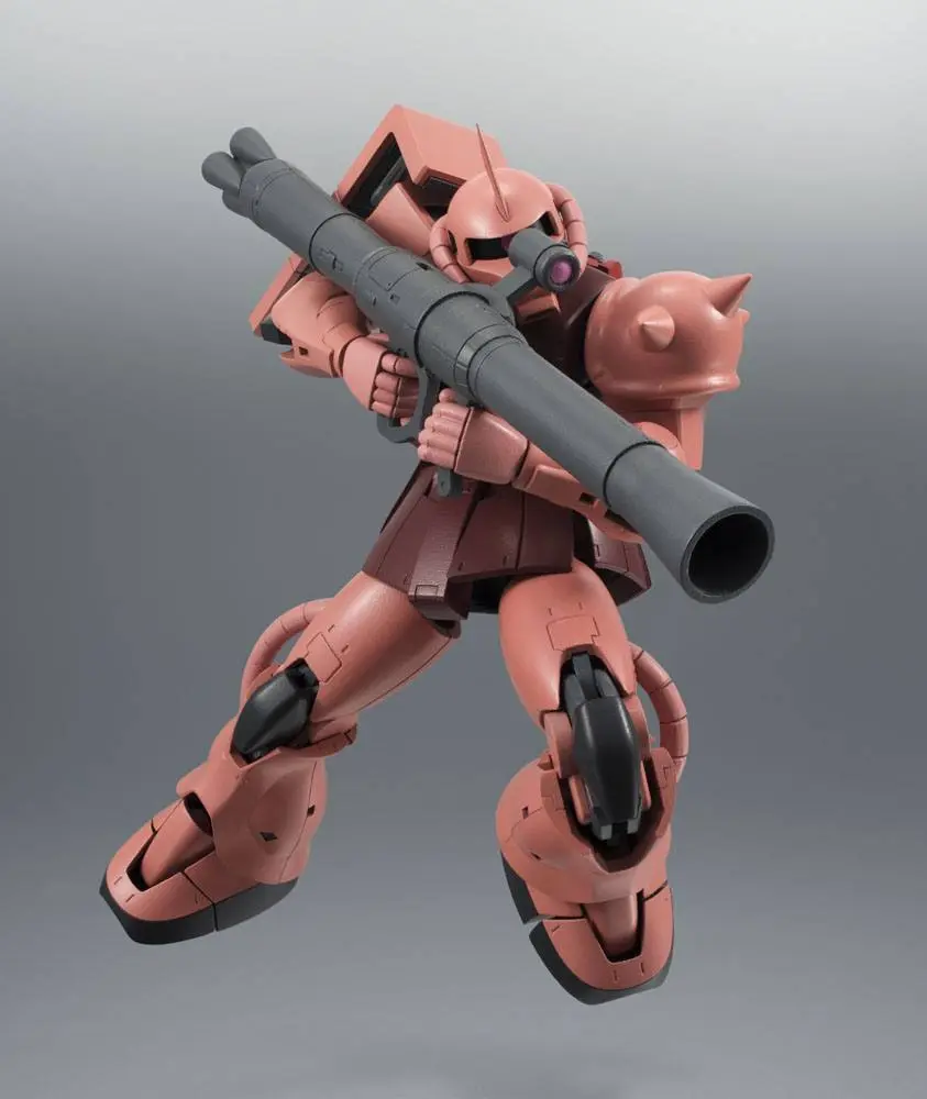 Moblie Suit Gundam Robot Spirits Action Figure (Side MS) MS-06S ZAKU II CHAR'S CUSTOM MODEL ver. A.N.I.M.E. xx cm product photo