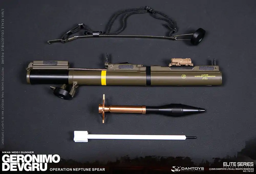 Modern Military Action Figure 1/6 Geronimo Devgru - MK46 MOD1 Gunner (Operation Neptune Spear) 30 cm product photo
