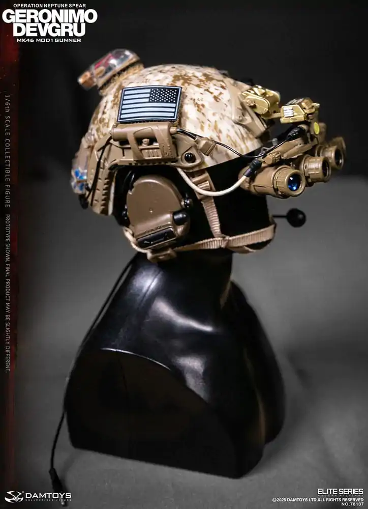 Modern Military Action Figure 1/6 Geronimo Devgru - MK46 MOD1 Gunner (Operation Neptune Spear) 30 cm product photo