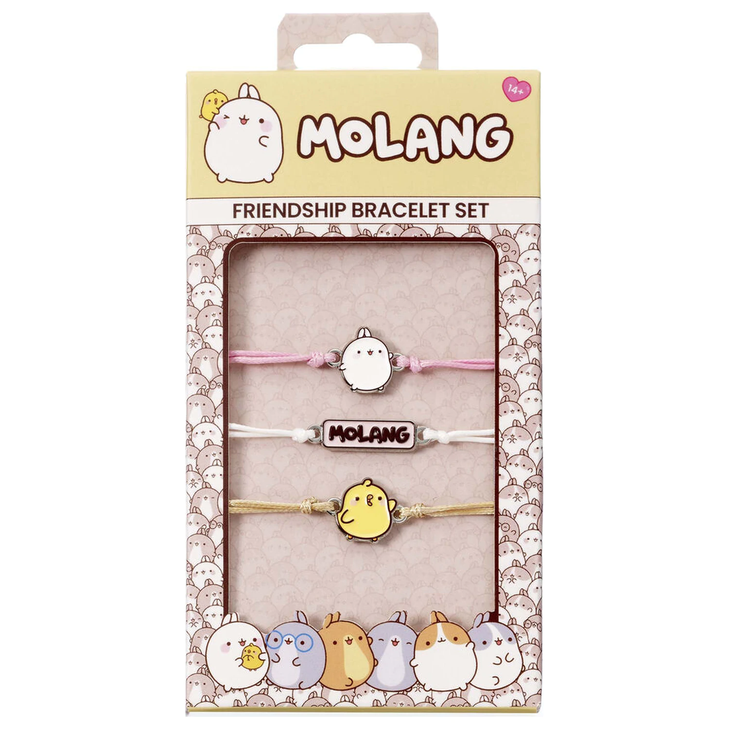 Molang set of 3 friendship bracelets product photo