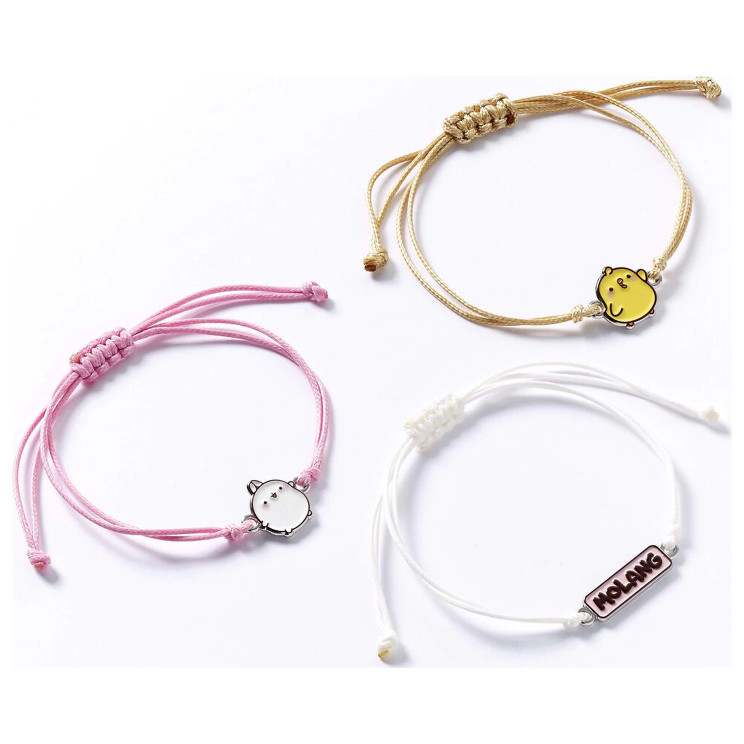 Molang set of 3 friendship bracelets product photo
