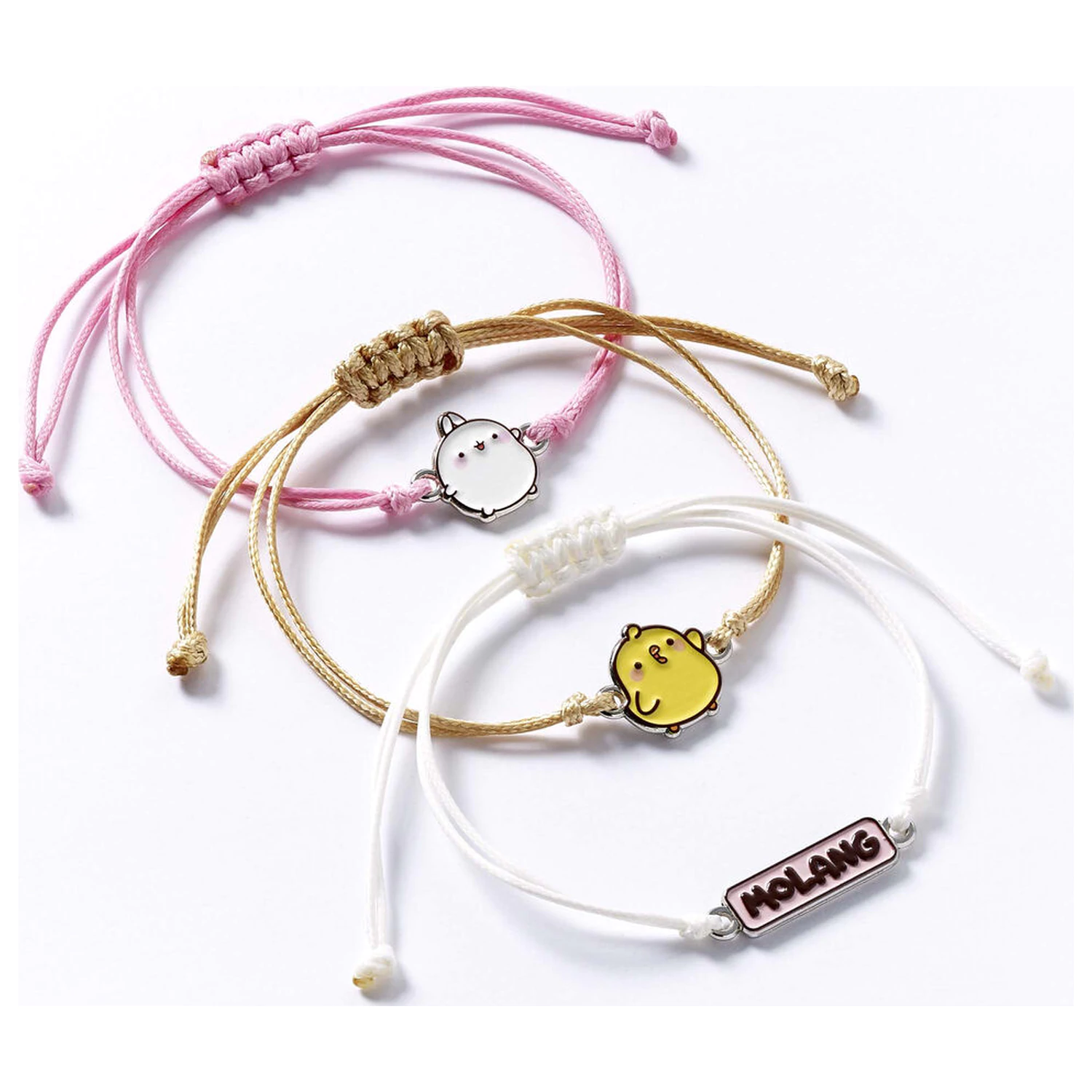 Molang set of 3 friendship bracelets product photo