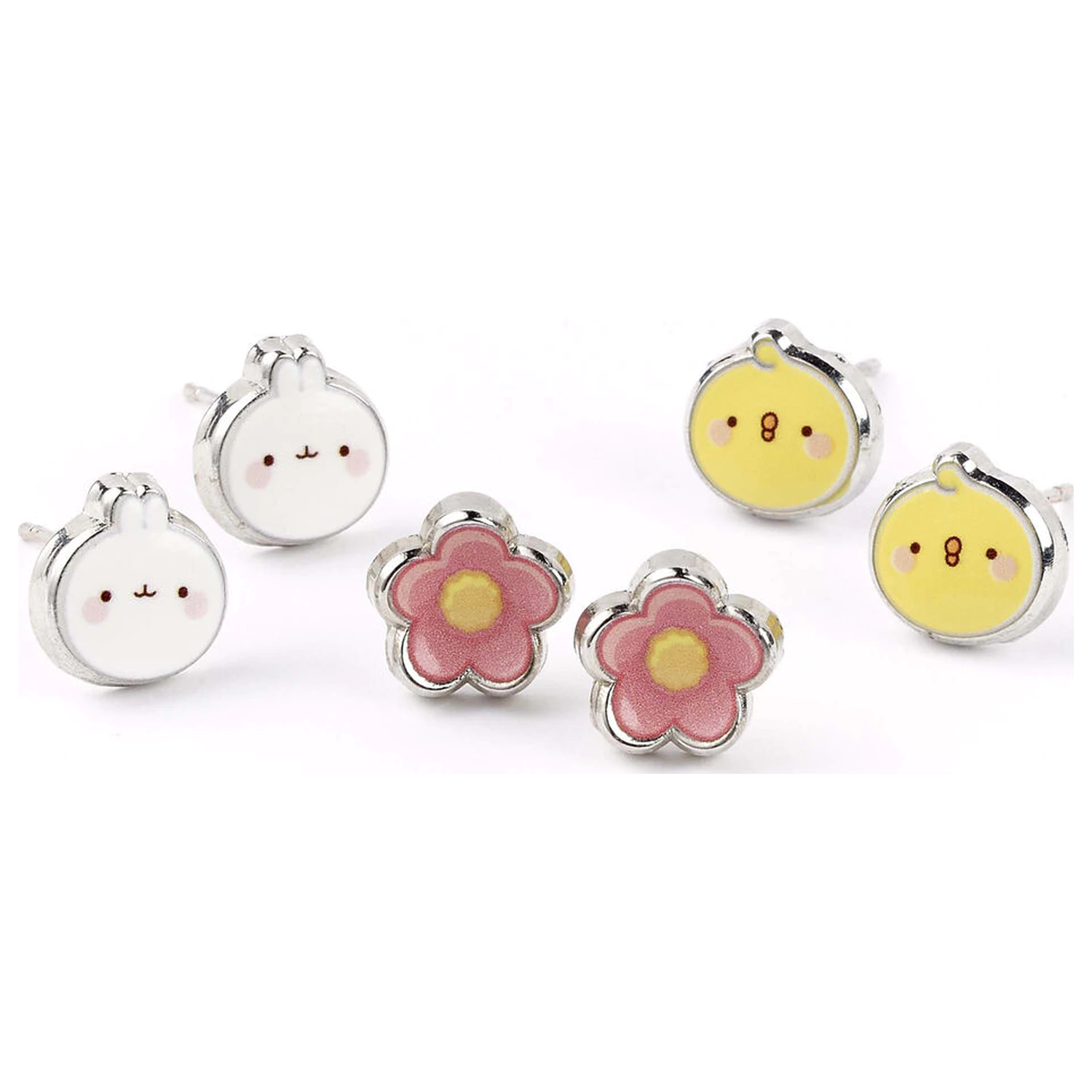 Molang set 3 pairs of earrings product photo