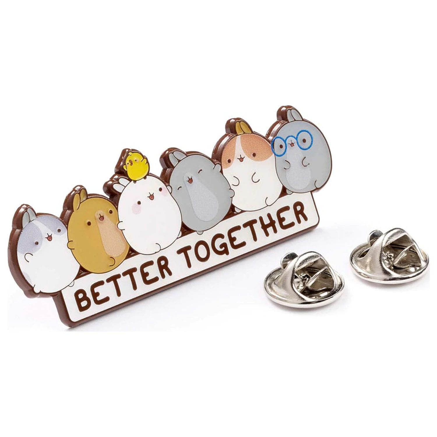 Molang Pin Badge Better Together product photo
