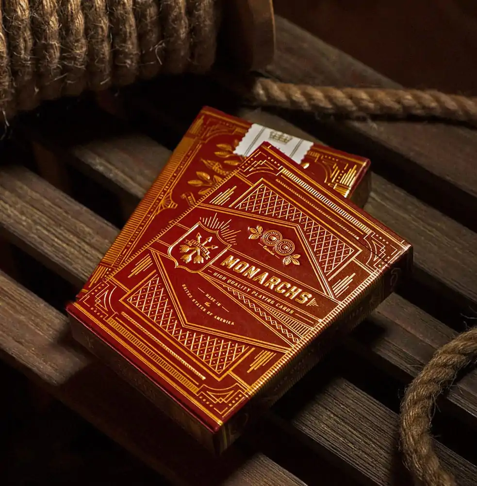 Monarchs Playing Cards Red product photo