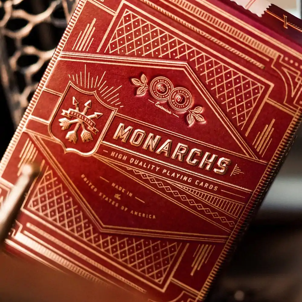Monarchs Playing Cards Red product photo
