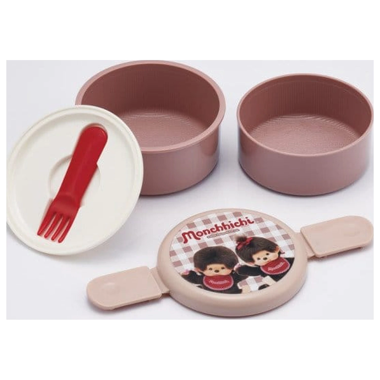 Monchhichi Two Layer Round Shape Lunch Box product photo