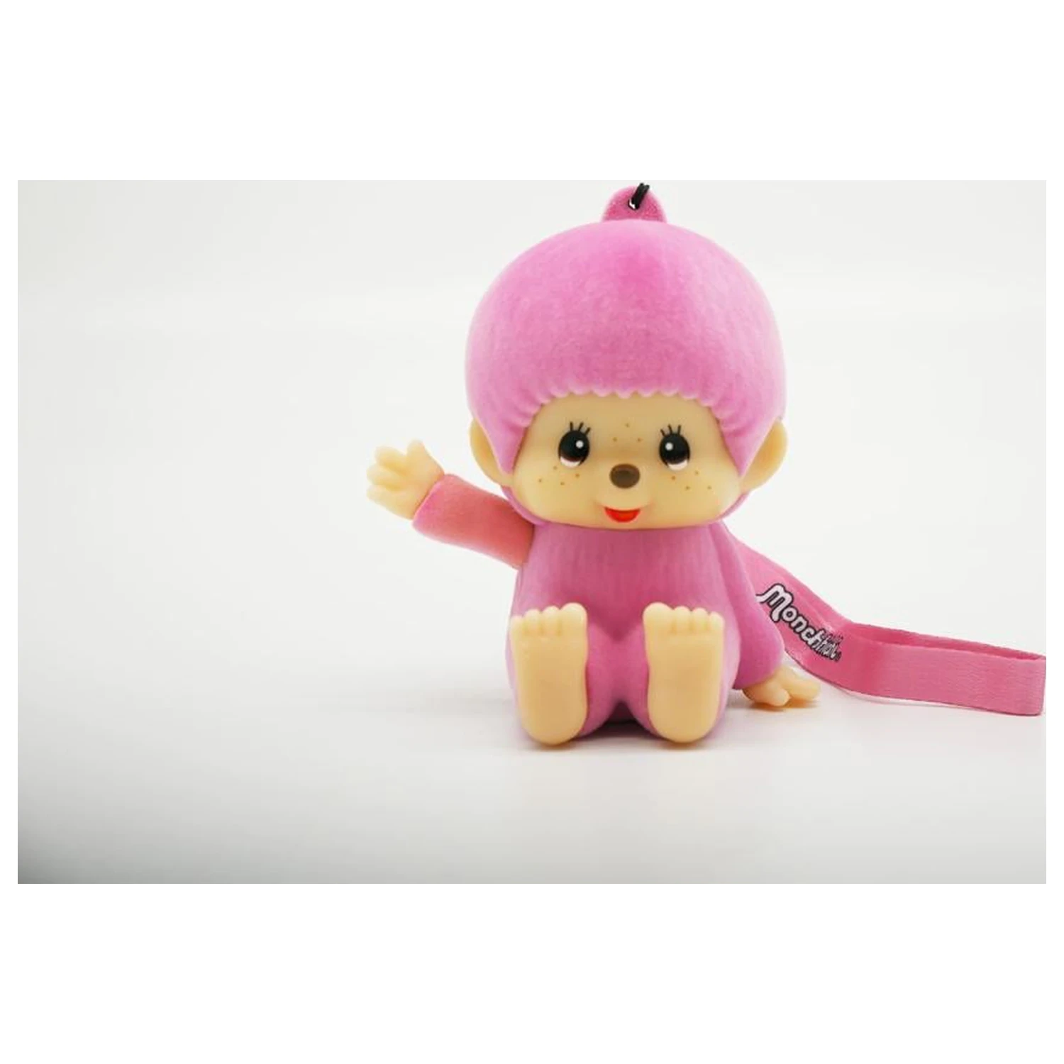 Monchhichi LED Light-Up Pink Figure 9cm product photo