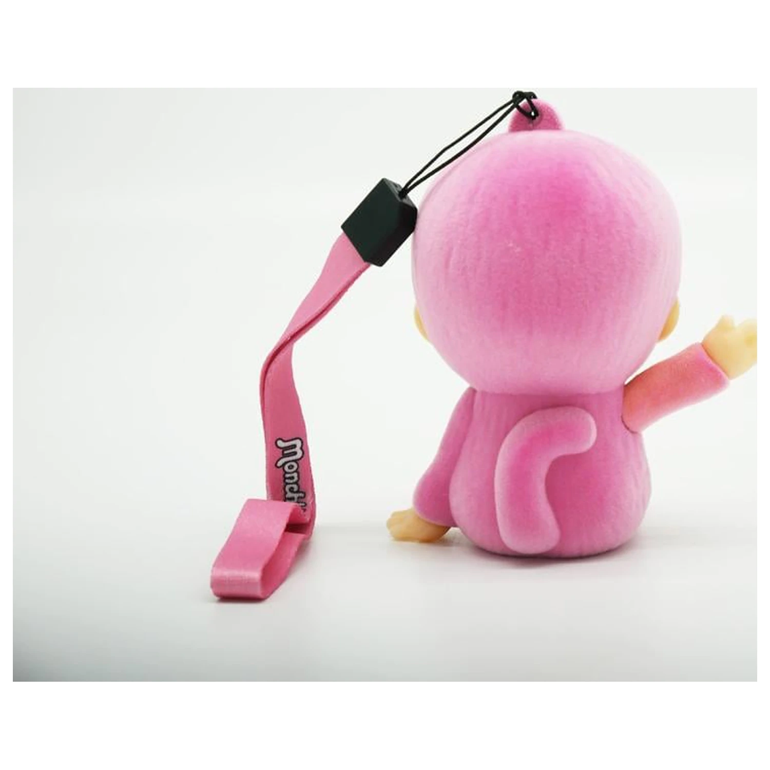 Monchhichi LED Light-Up Pink Figure 9cm product photo