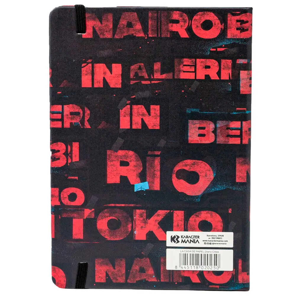 Money Heist Notebook A5 Cities product photo