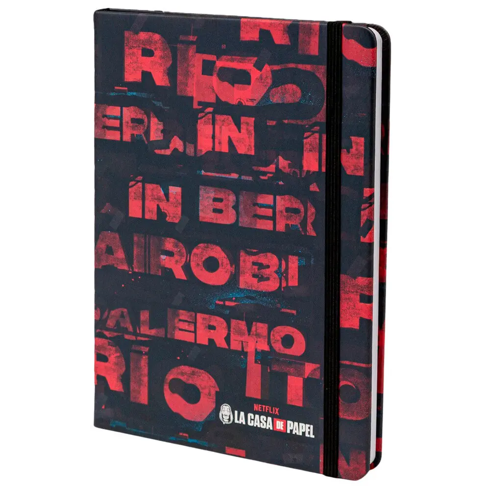 Money Heist Notebook A5 Cities product photo