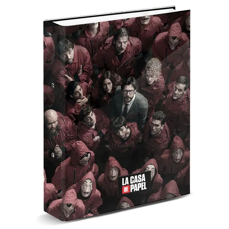 Money Heist Together A4 cardboard ring binder product photo