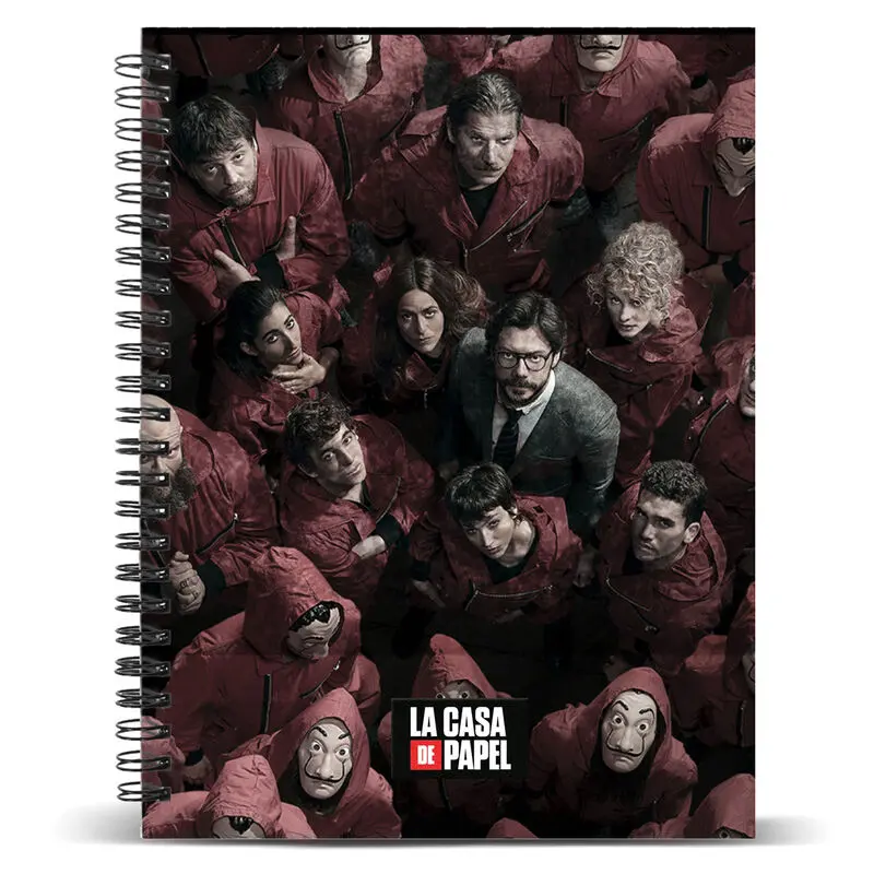 Money Heist Together A4 notebook product photo