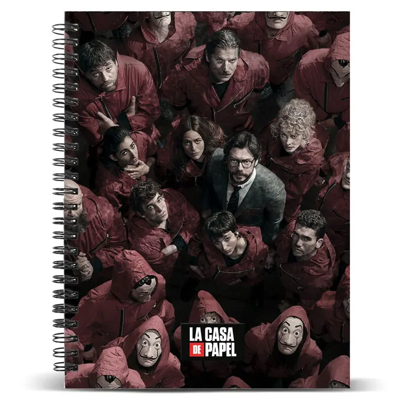 Money Heist Together A5 notebook product photo