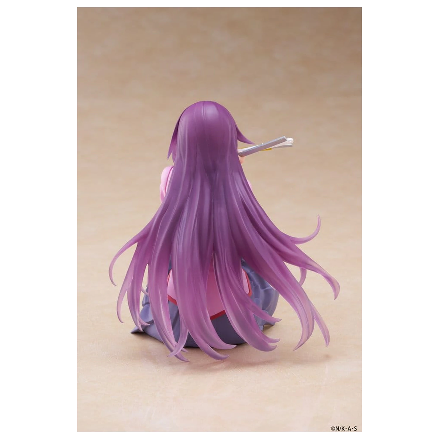 Monogatari PVC Statue Desktop Cute Figure Hitagi Senjougahara 13 cm product photo
